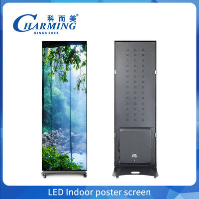 Cartão digital portátil Smart TV Publicidade interior Cartão de tela 1,86mm Alta resolução