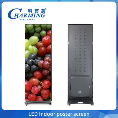 Cartão digital portátil Smart TV Publicidade interior Cartão de tela 1,86mm Alta resolução