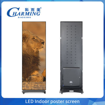 Com alta taxa de atualização GOB Process Foldable LED Poster Screen e Smart Mobile Control