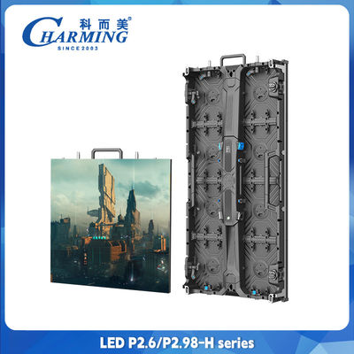 Super Clear P2.6 P2.98 Parede de vídeo LED exterior interior com manutenção frontal uso da igreja