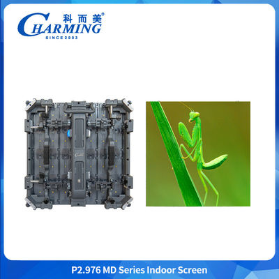 P2.98 Displays de parede LED internos Ecrã flexível para aluguer de publicidade