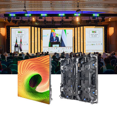 Várias formas e espelhamento sem costura P3.91 LED Exibidor externo para grandes outdoors Jogos esportivos