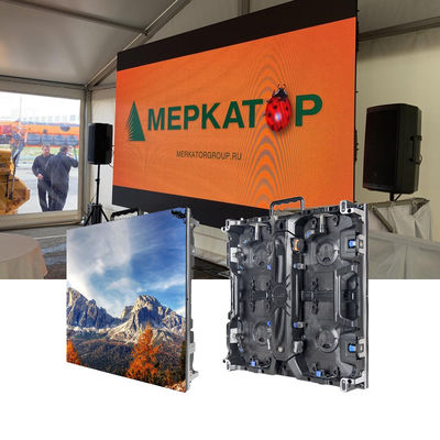 Alta taxa de atualização, cores vivas P2.976 LED OutdoorScreen para quadra de basquete, restaurante, exposição