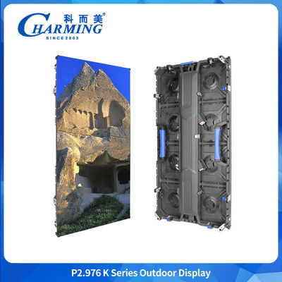 Velocidade de transmissão rápida P2.976 Vídeo exterior Fullcolor LED Display IP 65 K Series Video Na Nigéria
