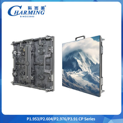 Ajuste radial P2.6/2.98/3.91 Série CP Exterior Sem necessidade de mudar fechaduras LED Video Wall Com portas de rede dupla de backup
