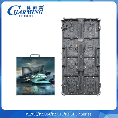 P2.9mm Painel LED a cores inteiras Indoor Curved Backdrop Alumínio Cabinet Led Screen Display para publicidade
