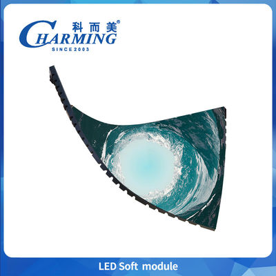 2025 Mais Popular 3840 Hz HD Modulo LED P2 P2.5 P3 P3.076 P4 Modulo Led Suave Ecrã de Display Led Flexível Interior