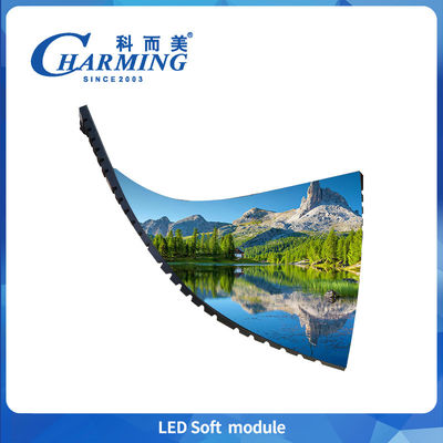 Módulo LED de 220V para interiores 4K / 8K Splicing sem costura LED Módulo flexível 800Unidades LED Publicidade Street