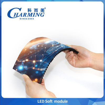 Manutenção frontal personalizada Magnético Flexível Soft Led Module Panel P1.86 P2 P2.5 HD Cylinder Led Screen For Creative Display