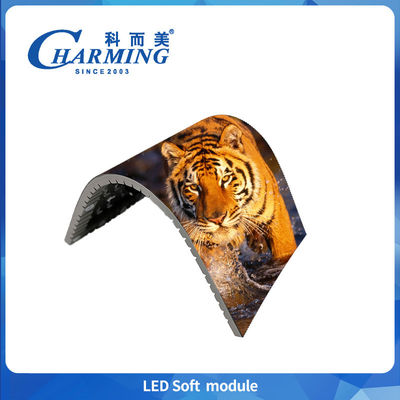 Módulo Soft Led Interior RGB P3 P3.076 P4 Splicing sem costura de alto contraste para tela espiral