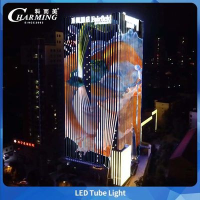Tubo de Luz LED Exterior U38-1000  1000*38*58MM IP65 Liga de Alumínio+PC Iluminação Linear Externa Variada