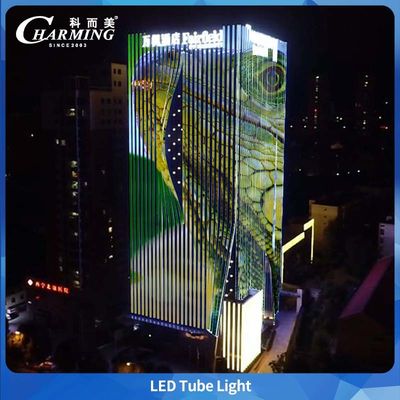 U38 Alumínio ligado RGB Luz de tubo LED DC24V SPI Controle para edifícios