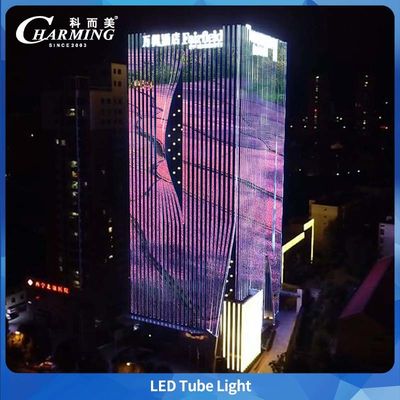 Luz de pixel pontual LED RGB Rastreamento permanente Telhado de edifícios Iluminação externa Decoração de Natal Festa de Halloween