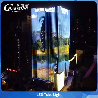 Luz de tubo LED U40 com BIS e LAN SASO Design de linha oculta para edifícios externos