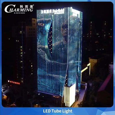 Iluminação de tubo LED RGB de vídeo Aminal de 24w 0,5/1m para fachada de edifícios
