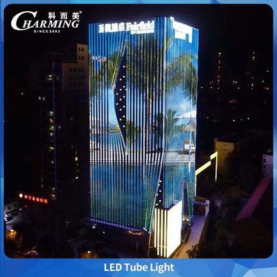RGB mais de 50000 Horas de vida útil fachada luz LED para decoração de contorno exterior de hotel