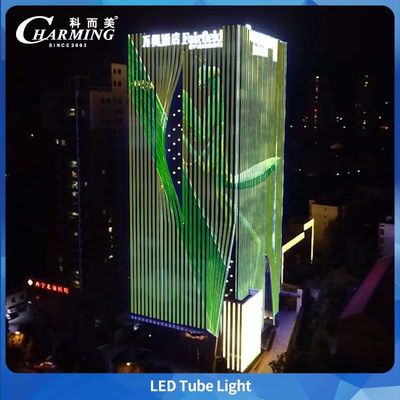 RGB mais de 50000 Horas de vida útil fachada luz LED para decoração de contorno exterior de hotel