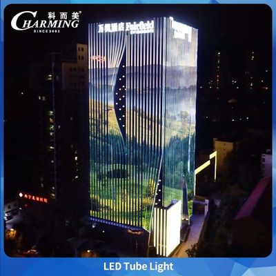 Tubo de Luz LED Exterior U38-500 5.5w 500*38*58MM SMD5050 Liga de Alumínio+PC Para Construção Externa