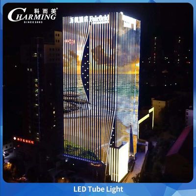 Materiais de alumínio SMD5050 IP65 Área exterior à prova d'água Luz de tubo LED para grandes edifícios comerciais