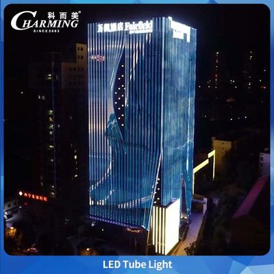 Liga de alumínio + luz de tubo de PC para projeto de iluminação de edifícios exteriores porta cabeça e ponte