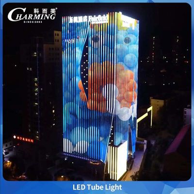 IP65 SPI externo 500/1000MM tubo LED com cobertura anti-UV-PC para publicidade de iluminação clara e brilhante
