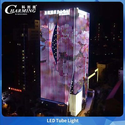 IP65 A poupança de energia exterior RGB luz de tubo LED para decoração de edifícios com cobertura UV-PC