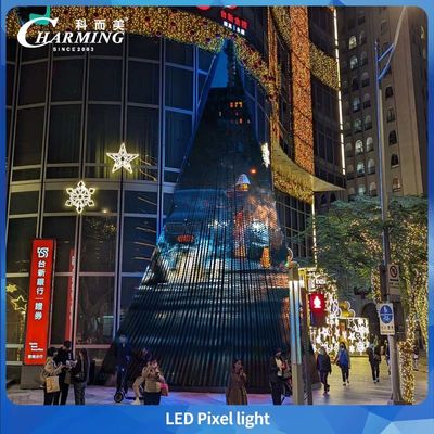 30mm Rgb Dc24v Dot Pixel Outdoor Led Point Dmx Pixel Led Dot Light para Fachada de Edifício