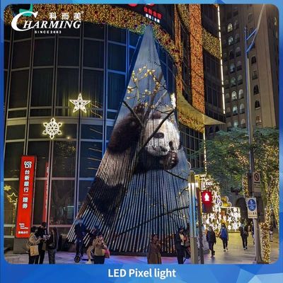 Encantador Produto de Inovação 2025, Luz de Pixel LED 40D 40*27.3MM, Material PC, IP66, Decoração de Atrações Turísticas