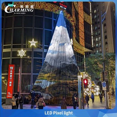 Novas Luzes de Pixel LED de Tecnologia 50C SMD3535 IP66 SPI Control Luzes Exteriores Decoração de Parede Exterior Luzes de Palco Parque