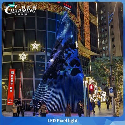 Luz de pixel LED para árvore de Natal à prova d'água para exteriores RGB IP65 SMD3535, iluminação de fachada