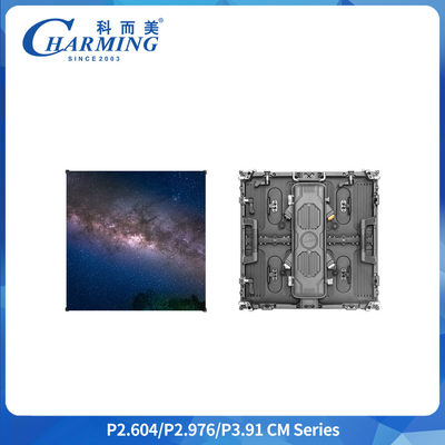 Tela LED de publicidade externa P3.91 IP65 à prova d'água, display LED 500x500MM SMD1921, gabinete de alumínio fundido