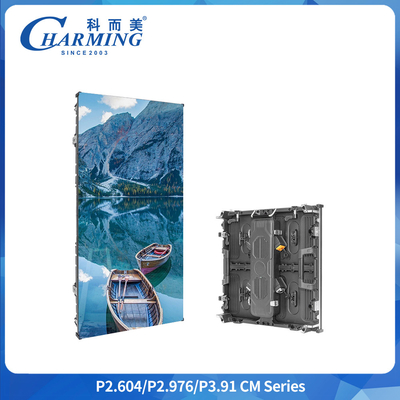 P3.91 Painel de Vídeo LED 500x1000mm para Aluguel, Liga de Alumínio
