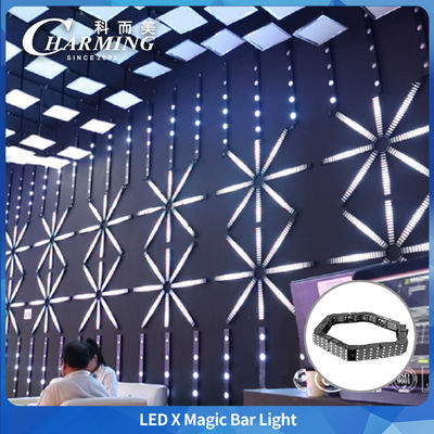 Produto encantador para locais de lazer e entretenimento LED X Magic Bar Design modular LED X Magic Bar RGB LED Pixel Bar para evento de entretenimento