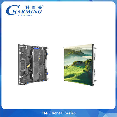 P2.9/P3.91 Gabinete de display LED de aluguel com manutenção traseira, integração do cabo de alimentação para eventos e festas em palco de concerto