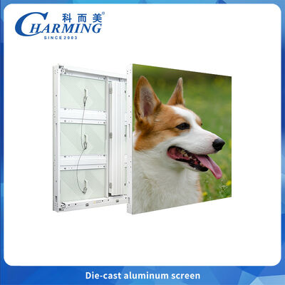 P6.66 Locação de ecrãs de LED externos com splicing de arco e alto brilho superior a 6000 Cd/M2 resistentes à corrosão