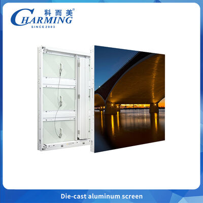 Alumínio P6.66 Alto brilho Economia de energia ao ar livre em todos os climas Publicidade LED