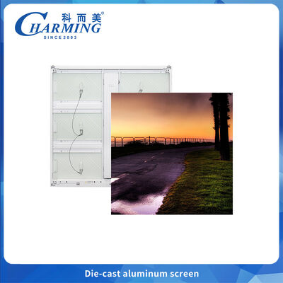 Instalação fixa à prova d'água exterior P6.66 Led Display Screen Led Wall para publicidade Custom Size LED Video Wall