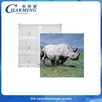 P4.44 Exibição LED de alumínio fundido a óleo sob pressão - Alto contraste e conceção de manutenção dianteira/atrás