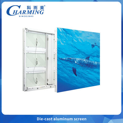 Último arco-Capaz de P10 Outdoor LED Display com Alto Contraste e 90° Splicing de Ângulo, IP65 classificado