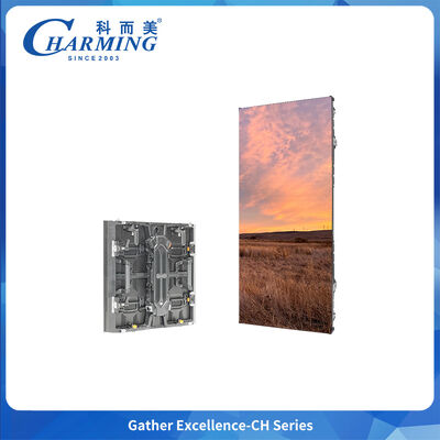 Painel LED externo da série CH com taxa de atualização de 7680 Hz de alumínio fundido a moagem leve e manutenção dianteira / traseira