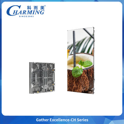 Display LED de aluguer combinando espessura de 84 mm e peso mínimo de 6,6 kg para transporte e instalação rápida