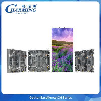 Ecrã de LED exterior da série CH Ultrafinho de 84 mm 3 em 1 Flexível / Curvo / Flat 15m de elevação