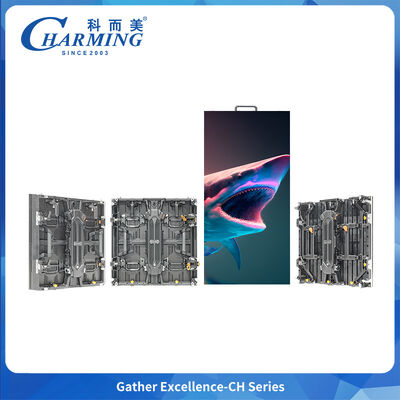 Aluguer de tela LED exterior e interior com taxa de atualização de 7680Hz 500x500mm Tamanho do gabinete e ângulo de visão de 120 °