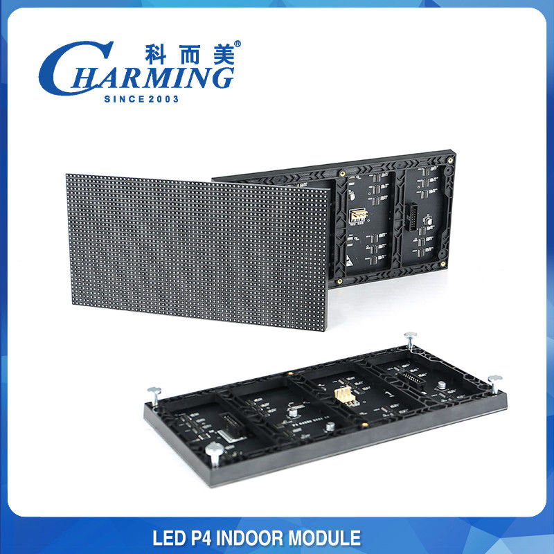 Novo design P4 Rgb Led Panel 256x128mm Indoor Background Led Module 3840Hz Lossless Image Quality Digital Display Screen Para Esquema de vídeo da igreja