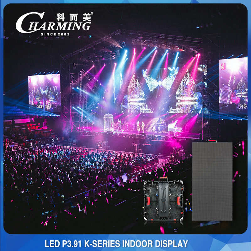 Venda quente LED P3.91 P4.81 aluguel de LED ao ar livre tela de parede de vídeo de fundo de palco