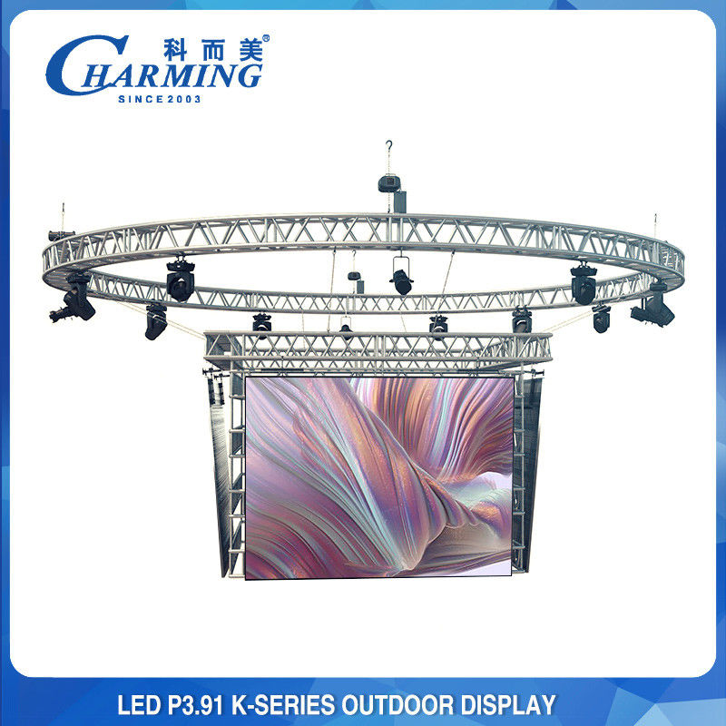 P3.91 Painel interior para eventos ao ar livre Aluguer de ecrã de parede de vídeo LED