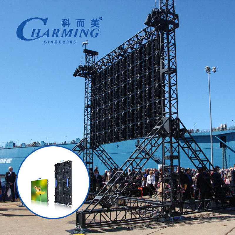 P3.91 Panel LED de aluguer IP65 3840 Alta atualização para eventos ao ar livre Concertos de palco