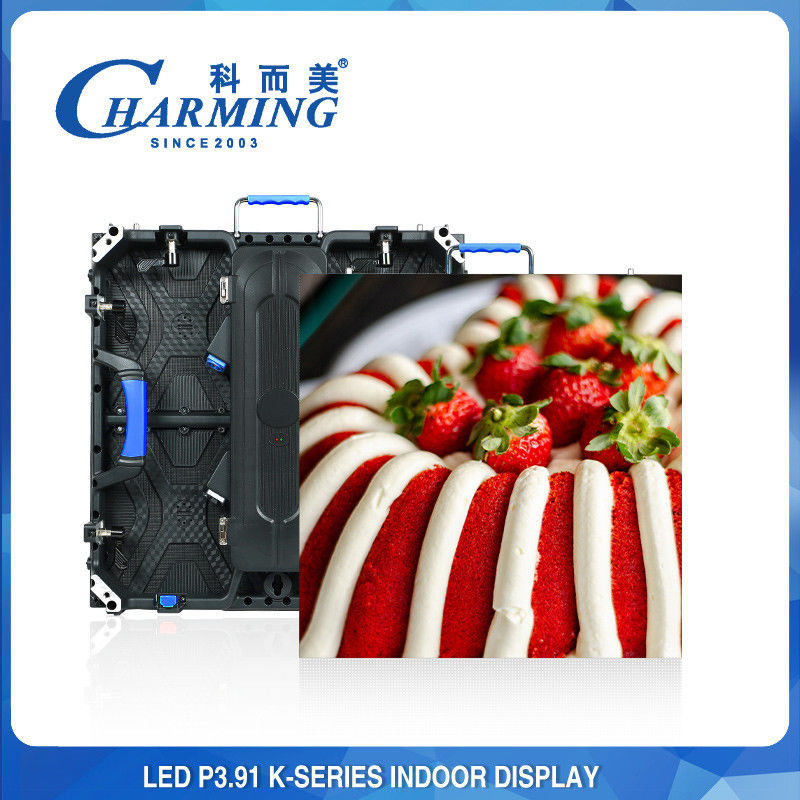Localização LED Indoor Outdoor Full Color Ledwall P3.9 P3.91 Led Video Wall 500x500mm Display de alumínio fundido a óleo