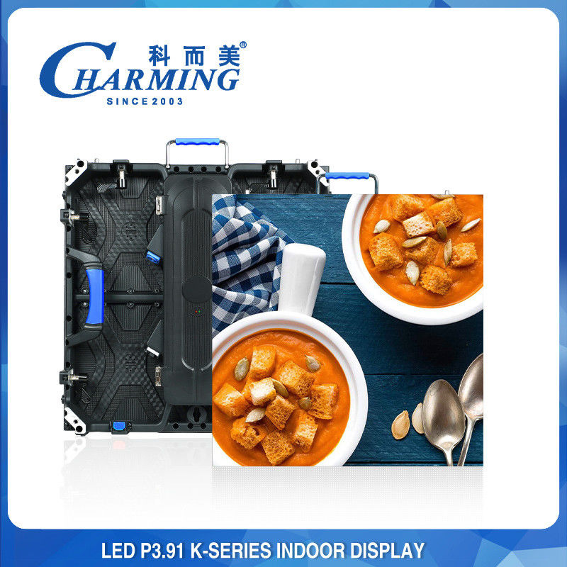 2.6MM Pixel Pitch Indoor LED Display com 13.5Kg de peso da cabine leve e material de liga de alumínio