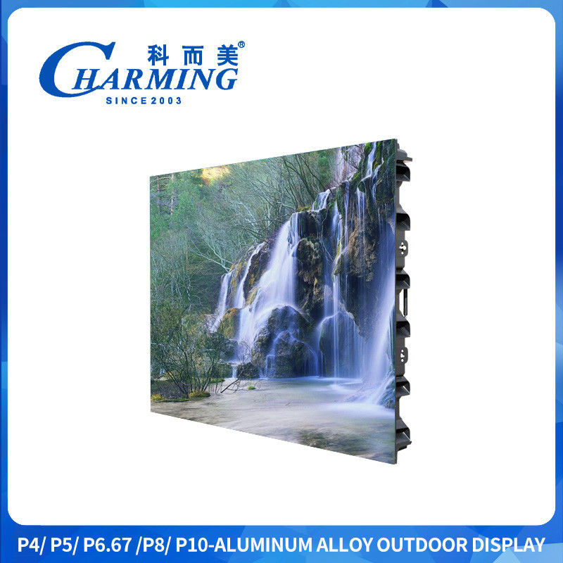 16-Bit Alto Nível Cinzento Exterior P4 Led Display Screen Ângulo de Visão Ultra Largo Com Ligação de Zinco Quick Lock